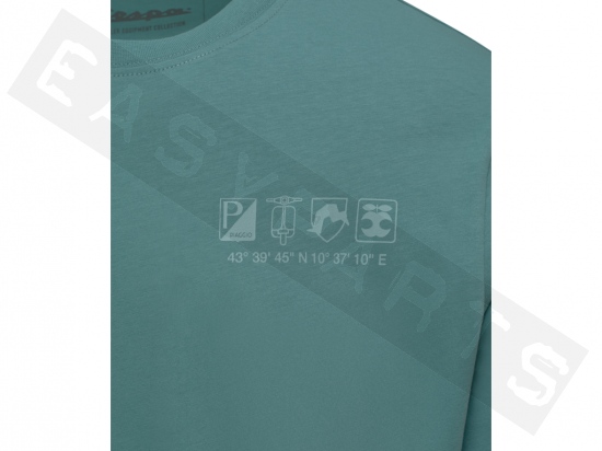 T-shirt VESPA DEC Soul vert Unisexe